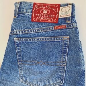Vintage Lucky Brand Dungarees Relaxed Fit Tapered Leg Jeans Size 34